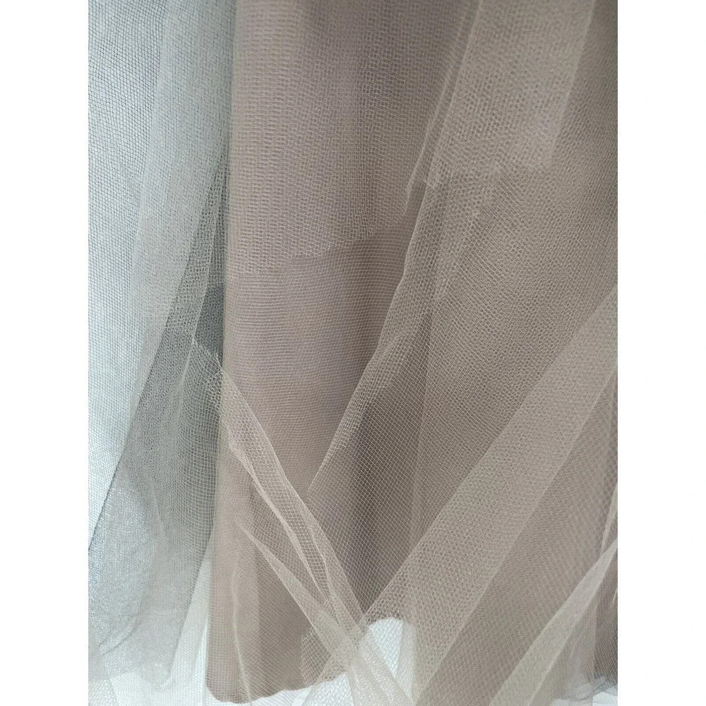 NHA KHANH $640 Black Nude Tulle Kae Princess Party Dress size 16 - Picture 10 of 16